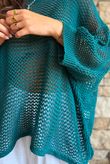 Conrad Grunge Loose Cotton Knit Lagoon